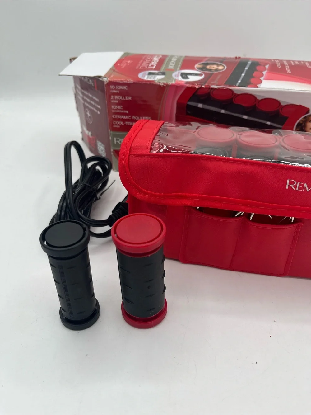 Remington Red and Black Ceramic Hot Roller Set
